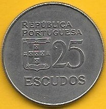 Portugal - 25$00 1978 (Km# 607 )