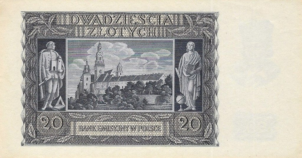Polónia - 20 Zlotych 1940 (# 95)