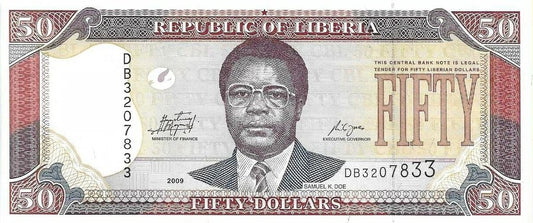 Liberia - 50 Dolares 2009 (# 29)