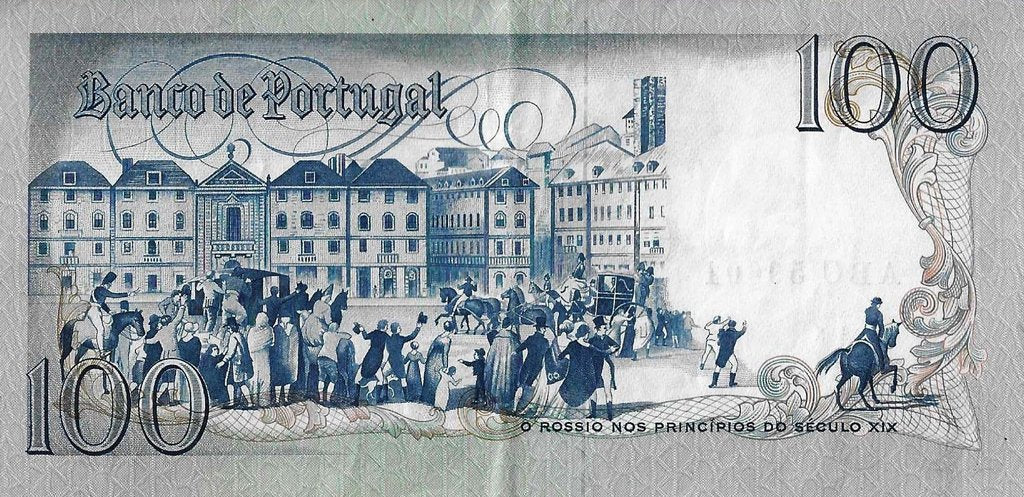 Portugal - 100$00 1981 (# 178B) SUBSTITUIÇÃO