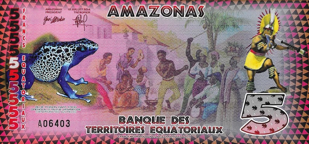 Amazonas - 5 Francos 2014 (# Nl)