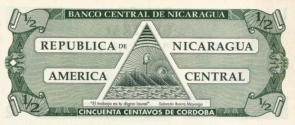 Nicaragua - 50 Centavos Cordoba 1991 (# 171)