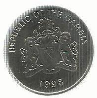 Gambia - 25 Bututs 1998 (Km# 57)