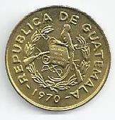 Guatemala - 1 Centavo 1970 (Km# 265)