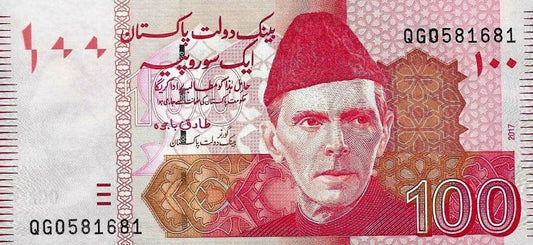 Paquistão - 100 Rupias 2017 (# 48c)