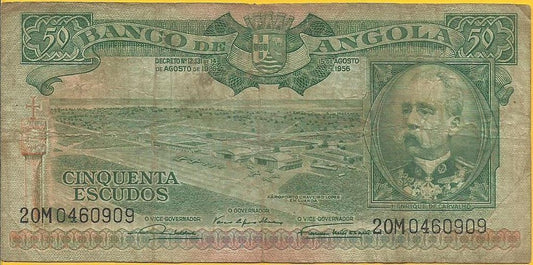 Angola - 50$00 1956 (# 88)