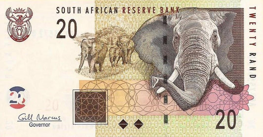 Africa Sul - 20 Rands 2010 (# 129b)
