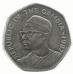 Gambia - 1 Dalasi 1987 (Km# 29)
