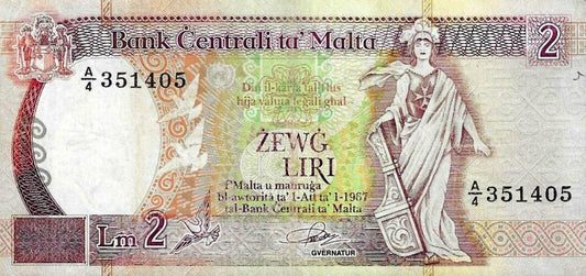 Malta - 2 Liri 1994 (# 45a)