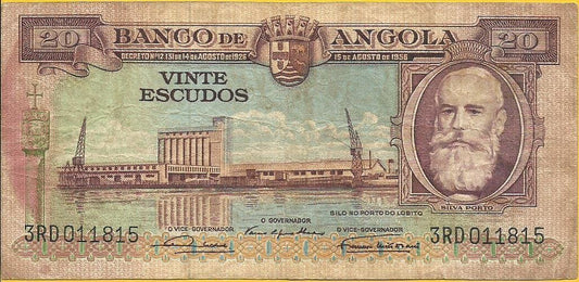 Angola - 20$00 1956 (# 87)