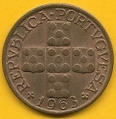Portugal - XX Centavos 1963 (Km# 584)