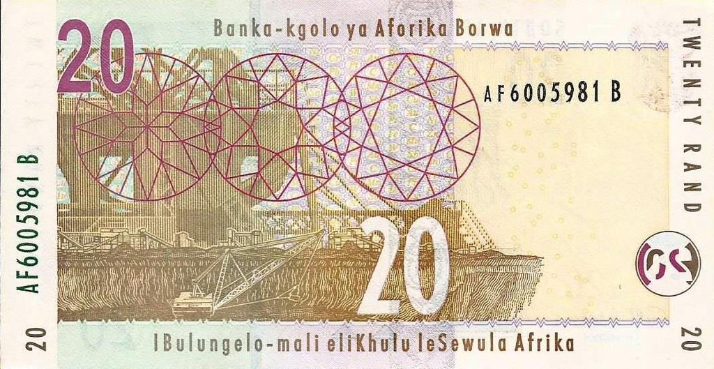 Africa Sul - 20 Rands 2010 (# 129b)