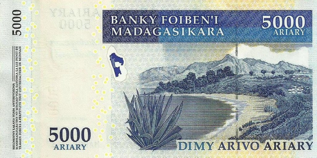 Madagascar - 5000 Francos 2007/12 (# 94a)