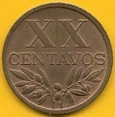Portugal - XX Centavos 1963 (Km# 584)