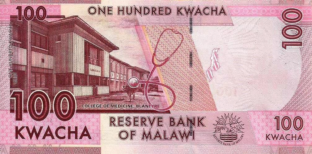 Malawi - 100 Kwacha 2017 (# 65c)