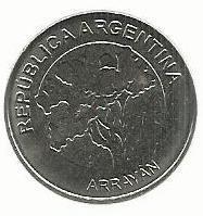 Argentina - 5 Pesos 2020 (Km# 187)