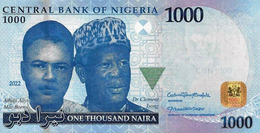 Nigeria - 1000 Naira 2022 (# 49a)