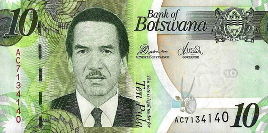 Botswana - 10 Pula 2012 (# 30c)