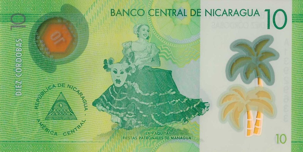 Nicaragua - 10 Cordobas 2014 (# 209)