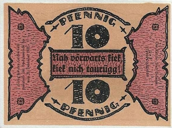 Alemanha - 10 Pfennig 1921 (# SS276)