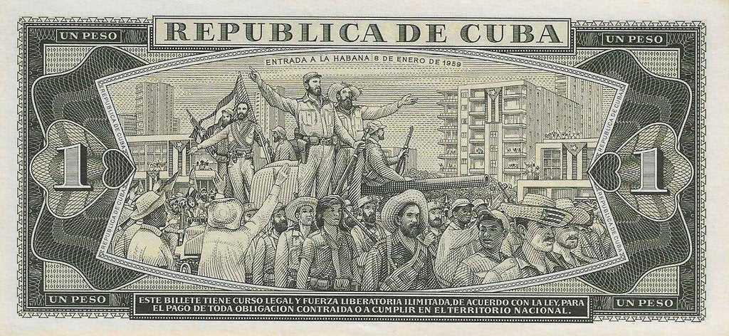 Cuba - 1 Peso 1986 (# 102c)