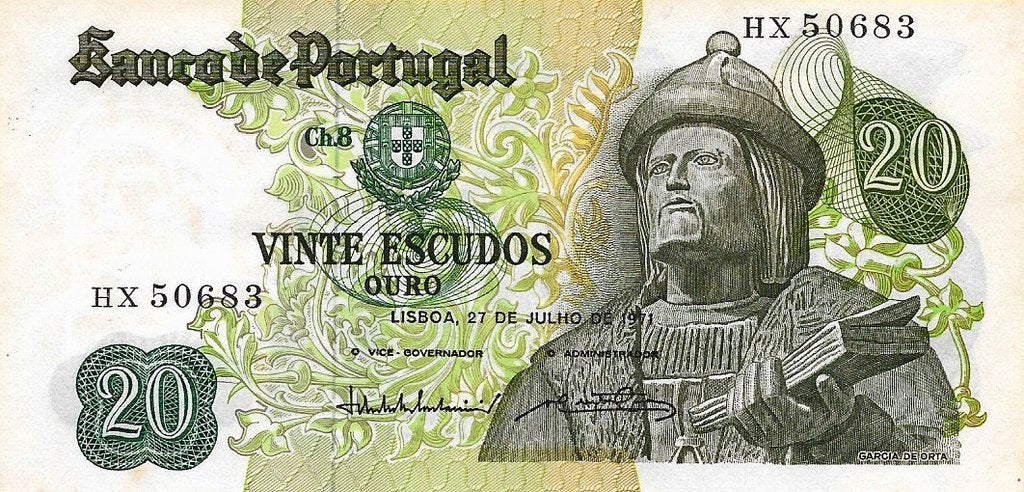 Portugal - 20$00 1971 (# 173)