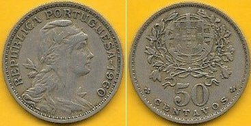 Portugal - 50 Centavos 1960 (Km# 577)