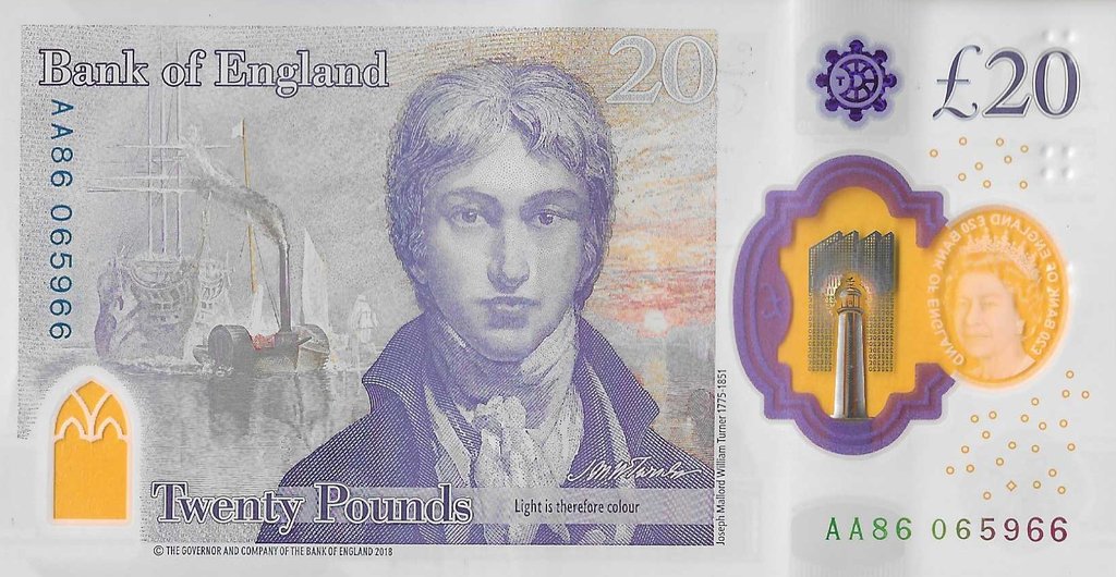 Inglaterra - 20 Libras 2018 (# ...)