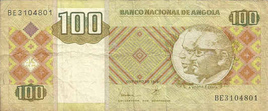 Angola - 100 Kwanzas 1999 (# 147b)