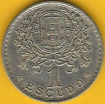 Portugal - 1$00 1968 (Km# 578)