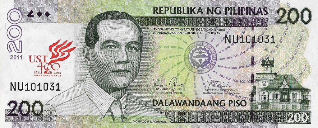 Filipinas - 200 Piso 2011 (# 214)