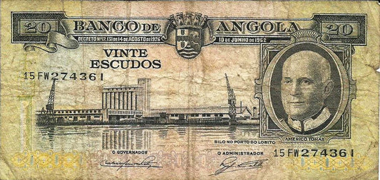 Angola - 20$00 1962 (# 92)