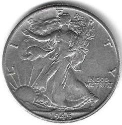 USA - 50 Cents 1945 (Km# 142)