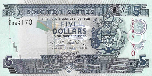 Ilhas Salomão - 5 Dolares 2009 (# 26a)