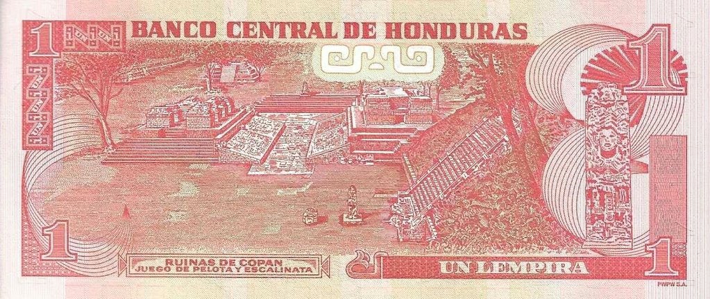 Honduras - 1 Lempira 2019 (# 96)