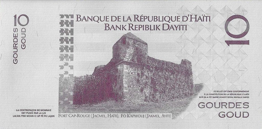 Haiti - 10 Gourdes 2016 (# 272a)