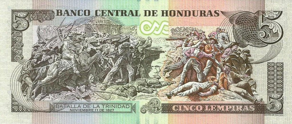 Honduras - 5 Lempiras 2014 (# 91b)