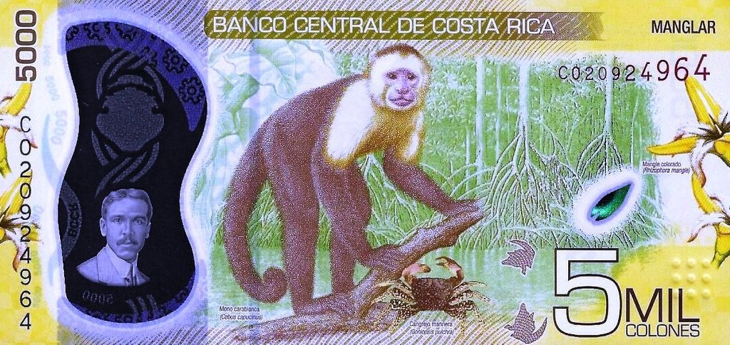 Costa Rica - 5000 Colones 2018 (# 282a)