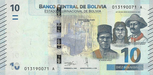 Bolivia - 10 Bolivianos 2018 (# 248)