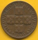 Portugal - XX Centavos 1956 (Km# 584)