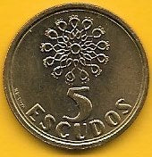 Portugal - 5$00 1997 (Km# 632)