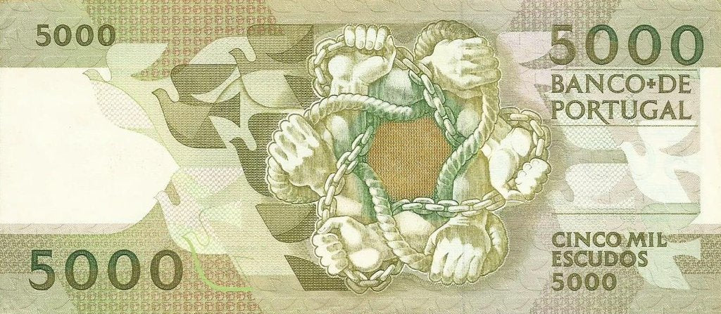 Portugal - 5000$00 1989 (# 184b)
