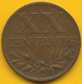 Portugal - XX Centavos 1956 (Km# 584)
