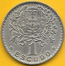 Portugal - 1$00 1957 (Km# 578)