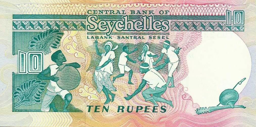 Seychelles - 10 Rupias 1989 (# 32)