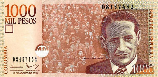 Colombia - 1000 Pesos 2015 (# 456r)