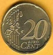 Luxemburgo - 20 Centimos 2004 (Km# 79)