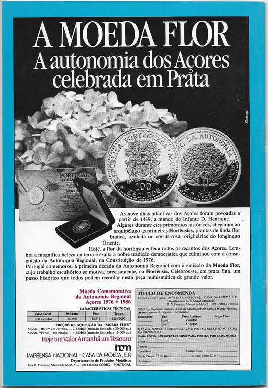 Revista Moeda - Março 1989