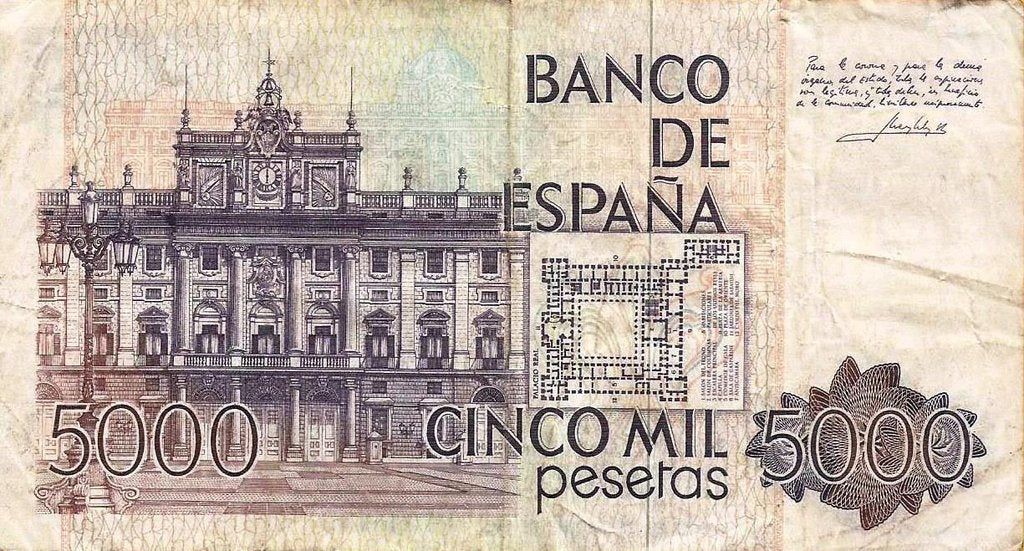 Espanha - 5000 Pesetas 1979 (# 160)