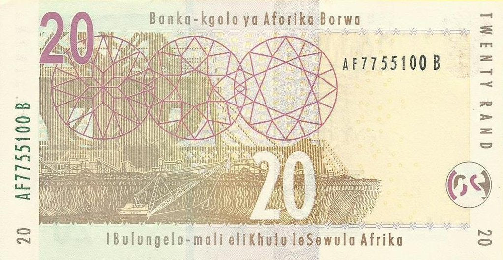 Africa Sul - 20 Rands 2010 (# 129b)